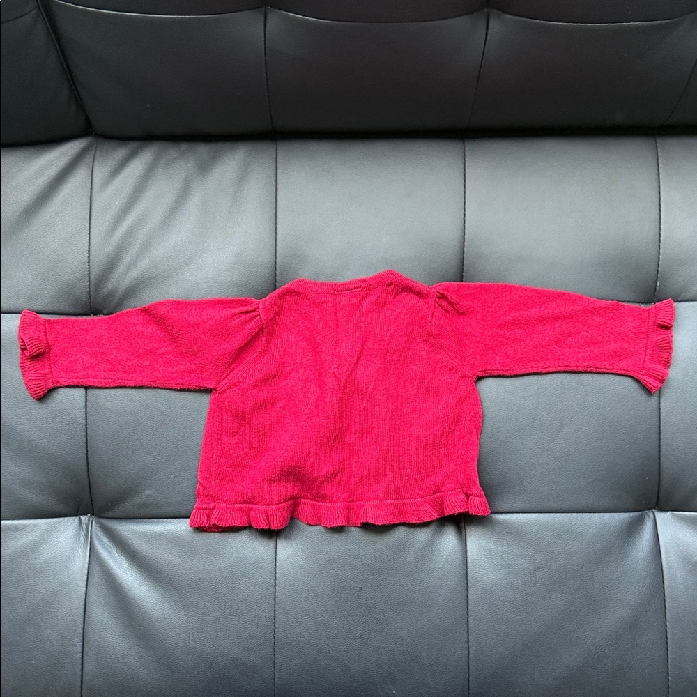 Gymboree Red Ruffle Sweater - Picture 6 of 6